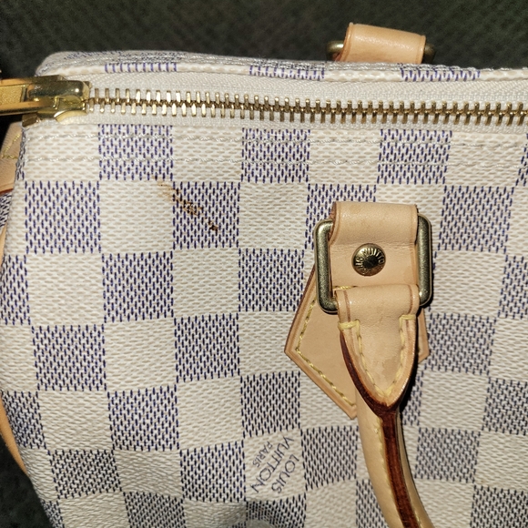 Vintage Louis Vuitton Damier Azur Speedy 30 - Picture 4 of 11